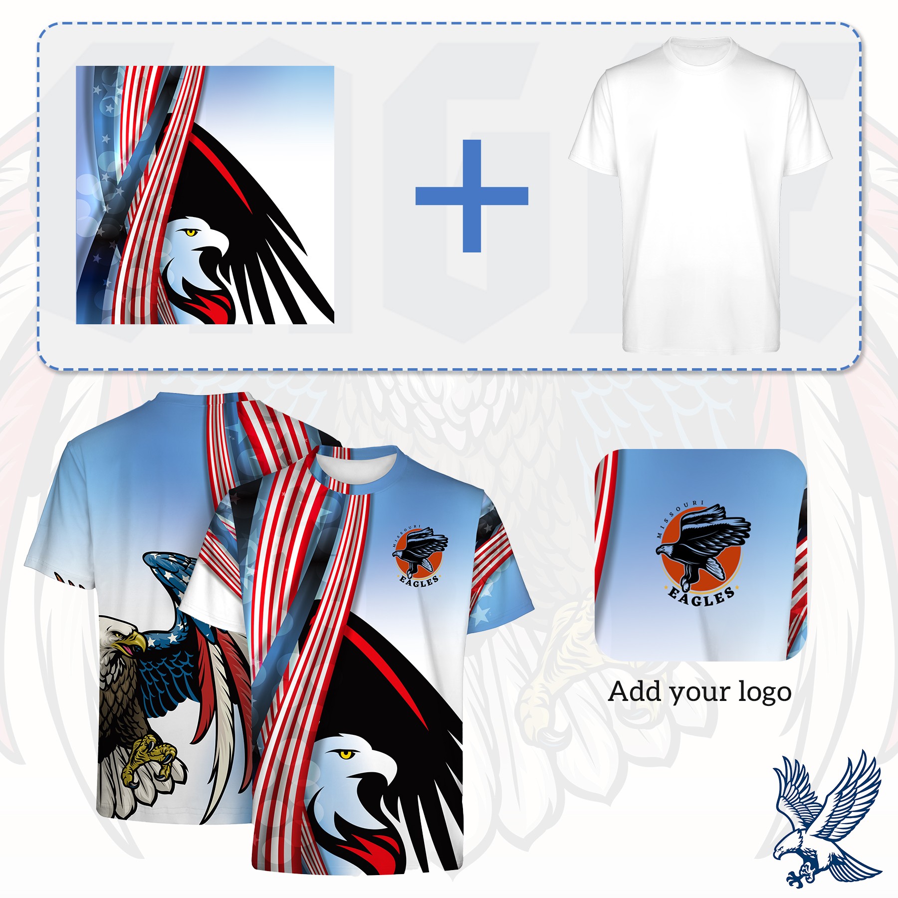 Custom Full Color Dye Sublimation Short Sleeve T-Shirt 7