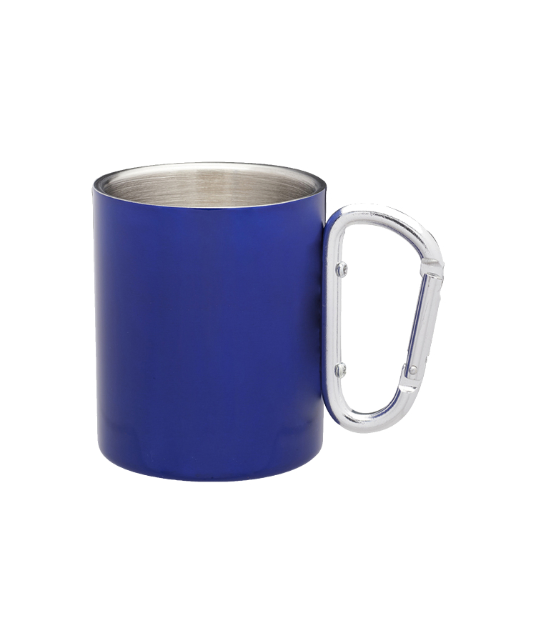 Union Printed - 10 oz. Carabiner Handle Stainless Steel Mugs 2