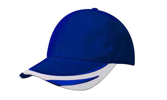 Brushed Heavy Cotton with Peak Trim Embroidered 7