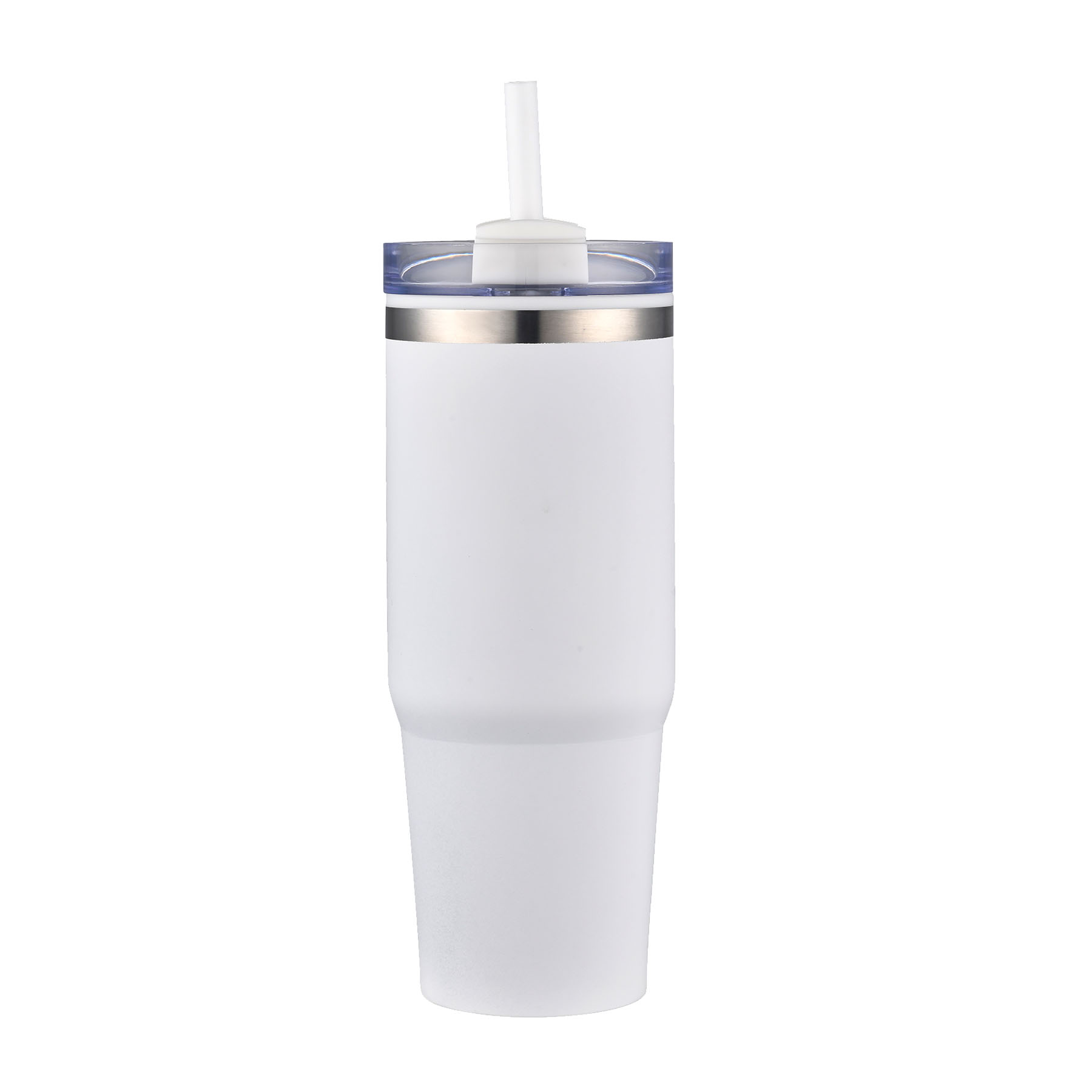 30 oz. PP Inner Double Wall Insulated Travel Mug w/Straw & Twist Closure Lid 9