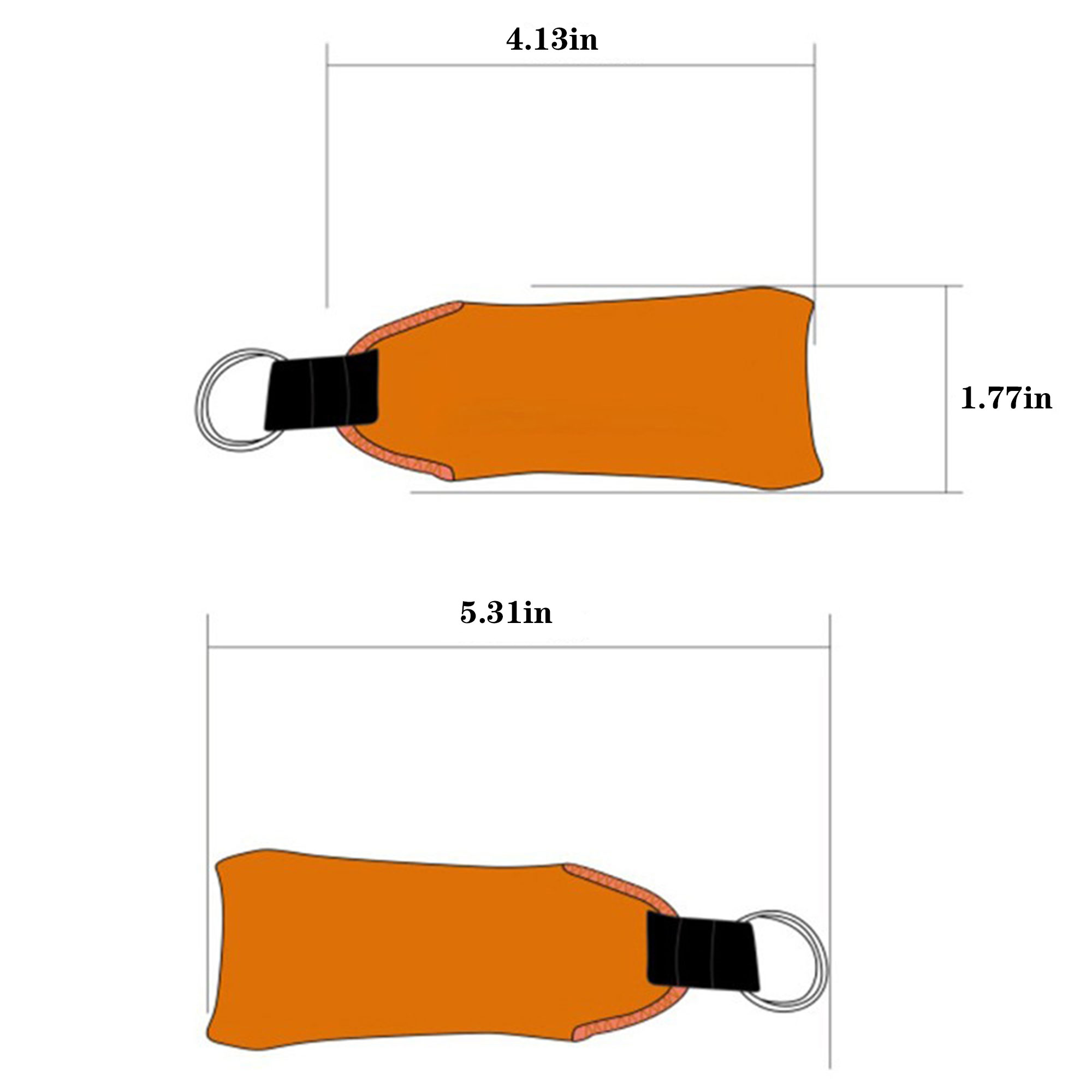 Water Sports Buoyant Neoprene Keychain 1