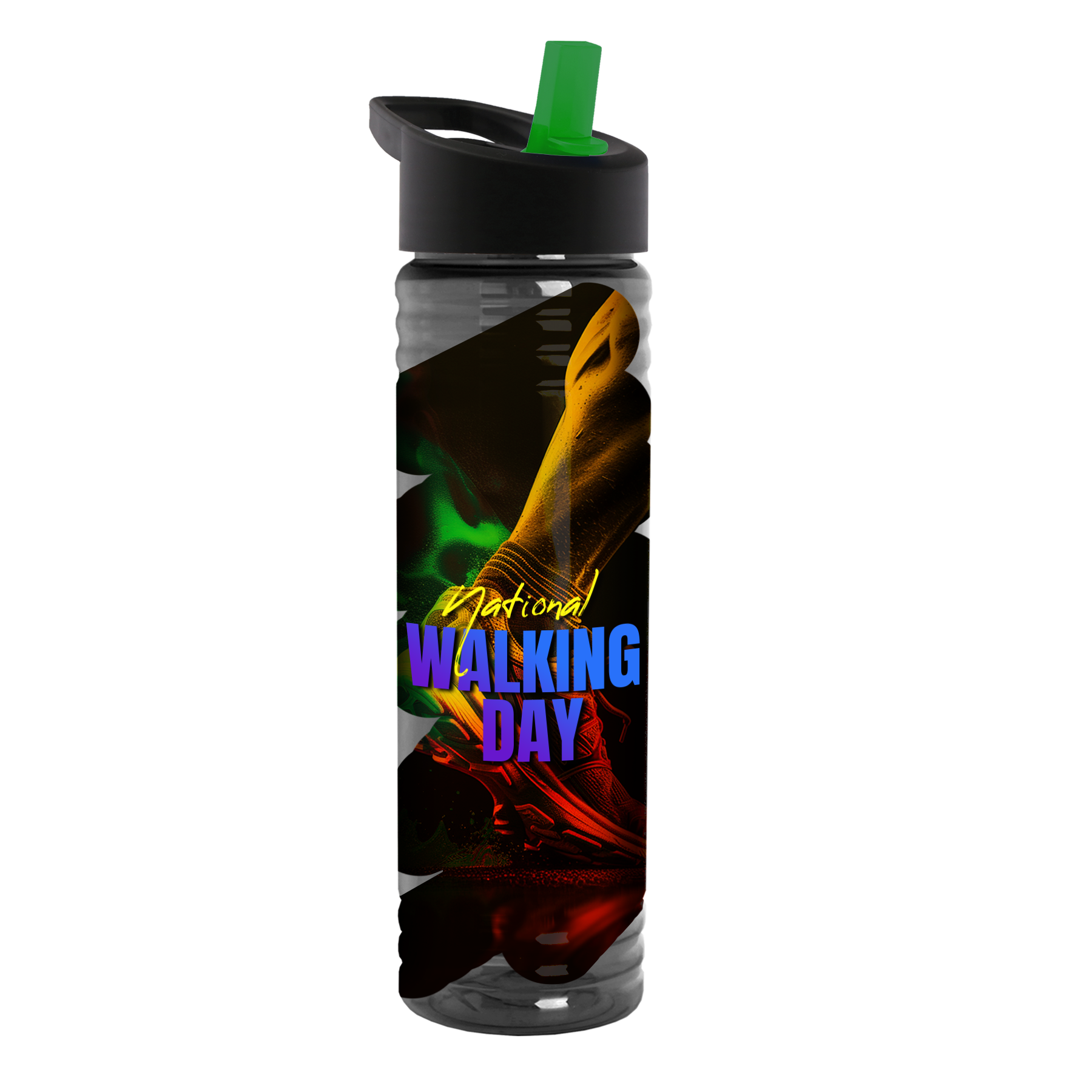 Garyline® Slim Fit Bottle with Flip-Straw Lid - 24 oz. 433