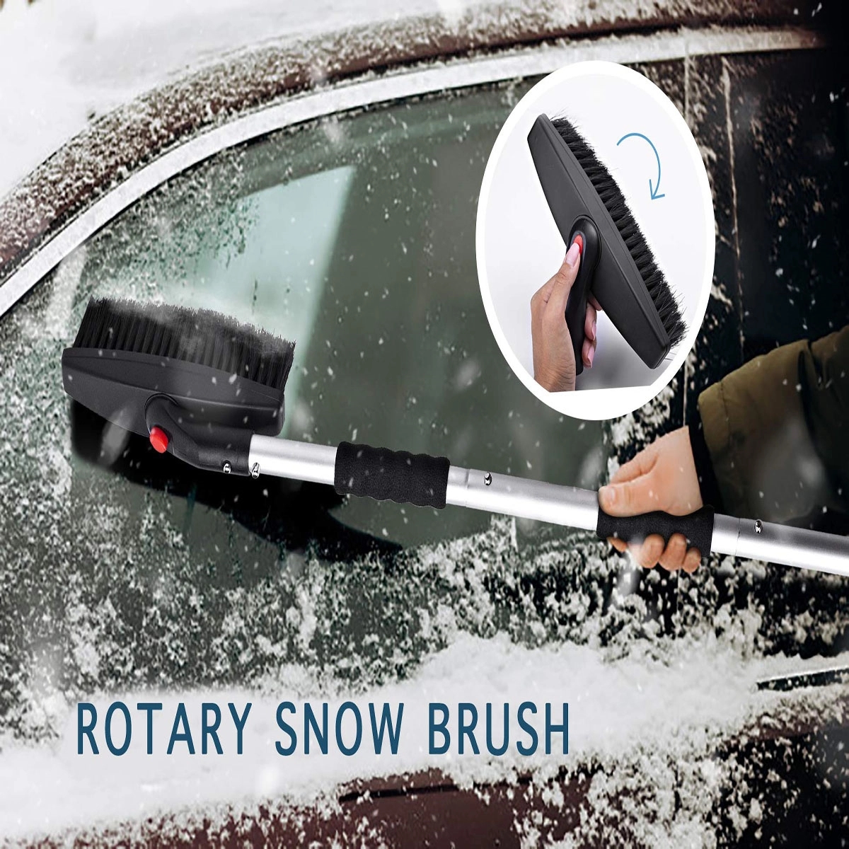 3-In-1 Snow Shovel With Brush 6