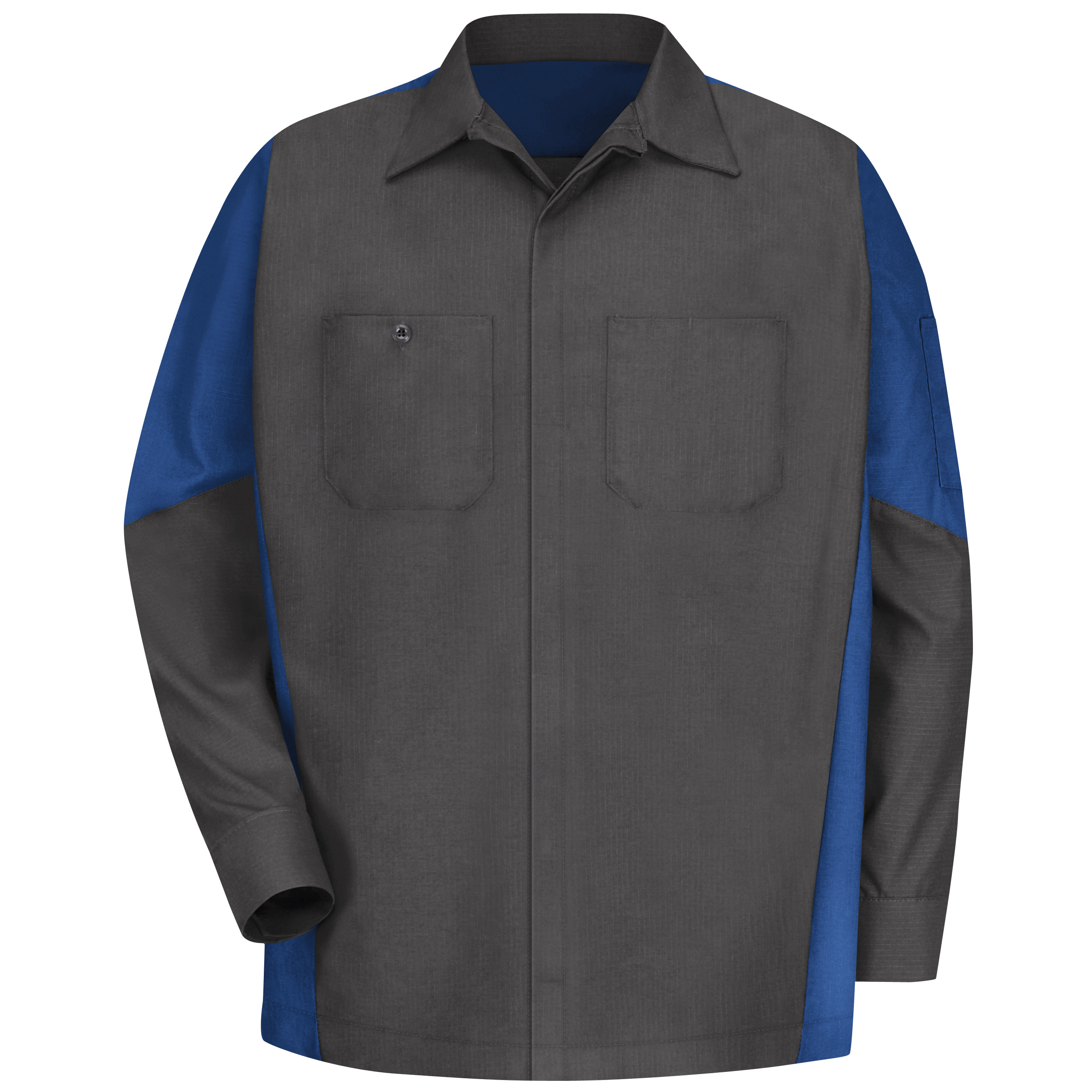 Red Kap® Men's Long Sleeve Two-Tone Crew Shirt 2
