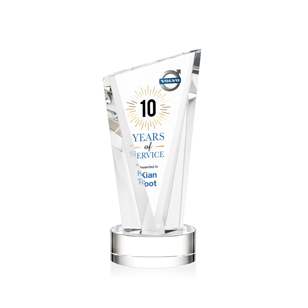 Plymouth VividPrint™ Award on Stanrich Base - Clear 2