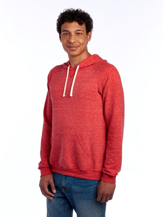 JERZEES Snow Heather Ring-Spun Unisex Raglan Hood, custom hoodie or sweatshirt with logo imprint 24