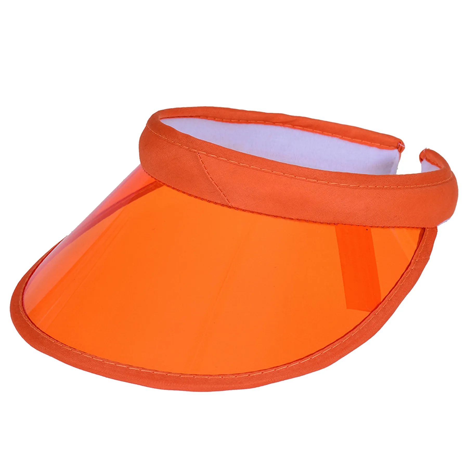 Unisex Sun Visors Plastic Clear Cap 7