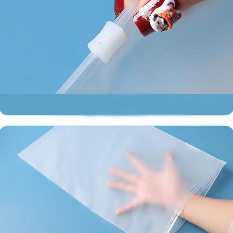 PE frosted zipper bag 6