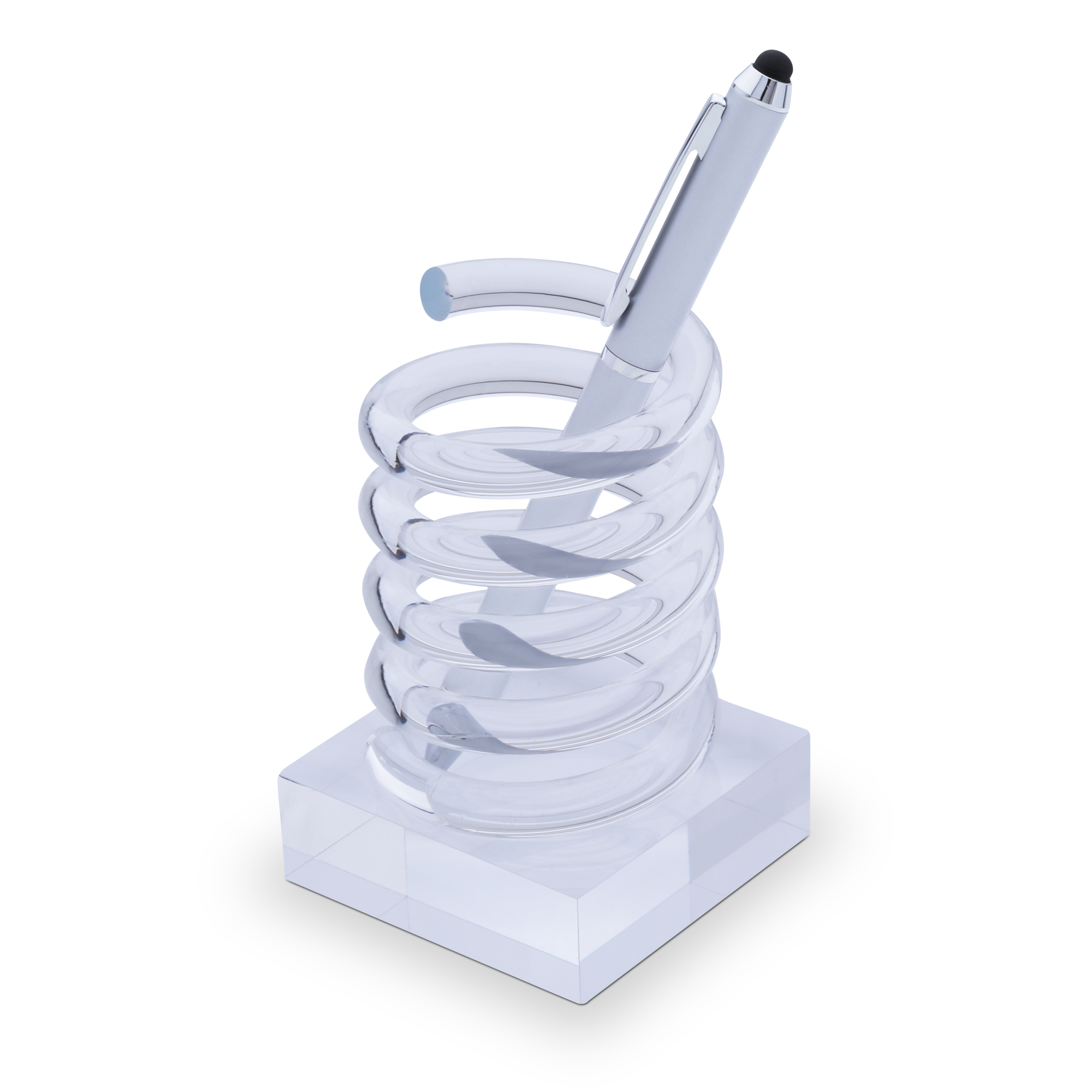 Acrylic Spiral Pen Cup 2