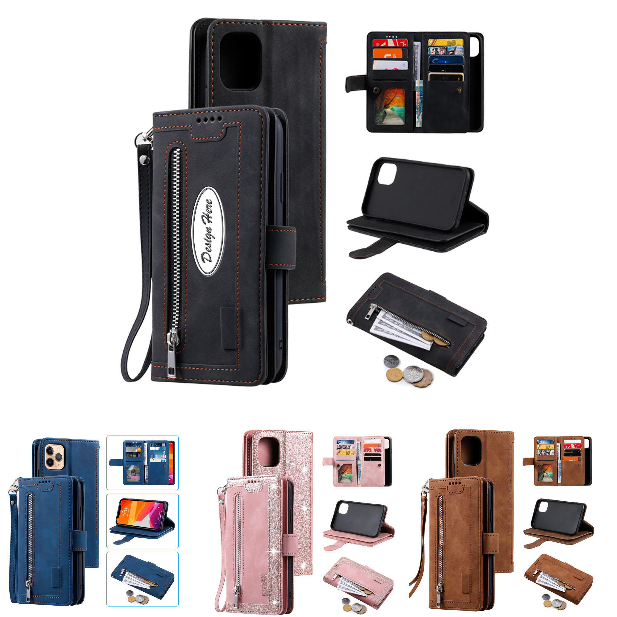 Versatile Zipper Phone Case with Superior Durability 3