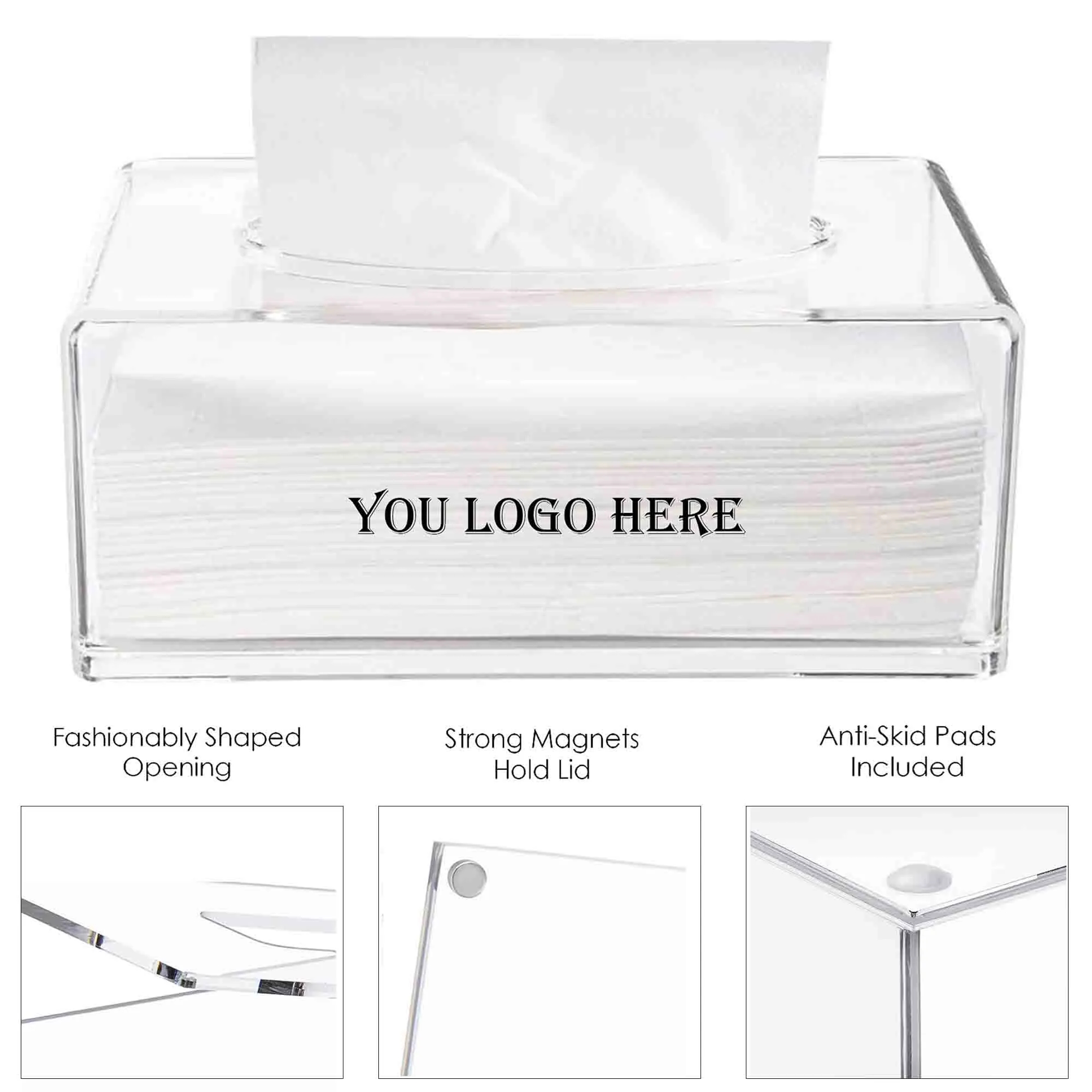 Clear Acrylic Tissue Box 5