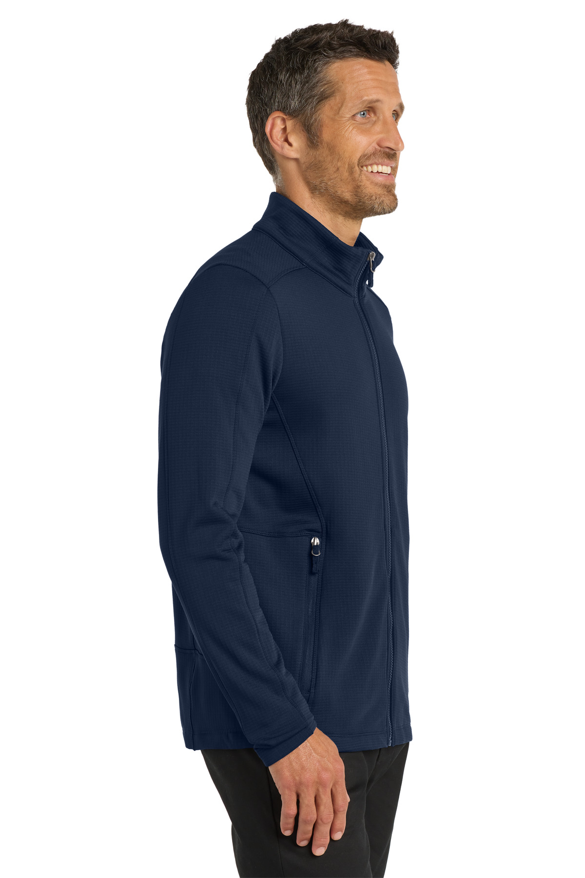 Port Authority Grid Fleece Jacket. F239 7