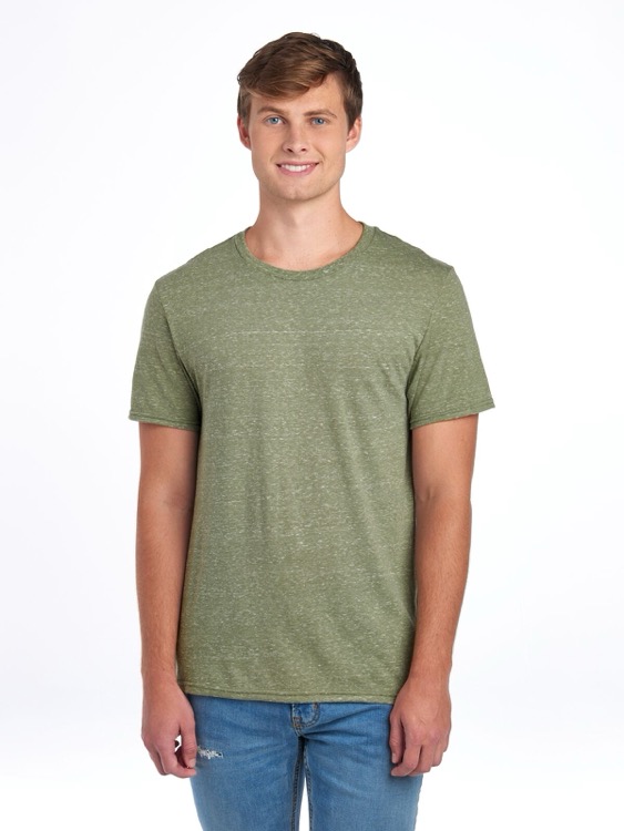 JERZEES Snow Heather Ring-Spun Unisex T-Shirt 5