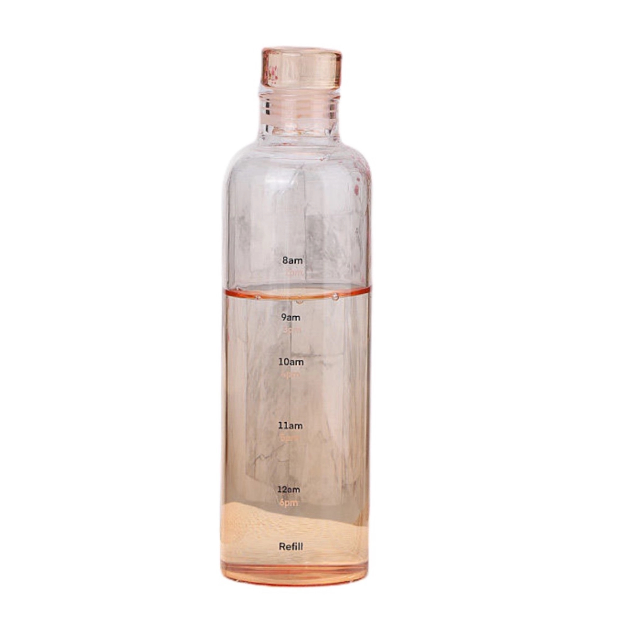 Portable Glass Water Bottle  With Time Marker 7
