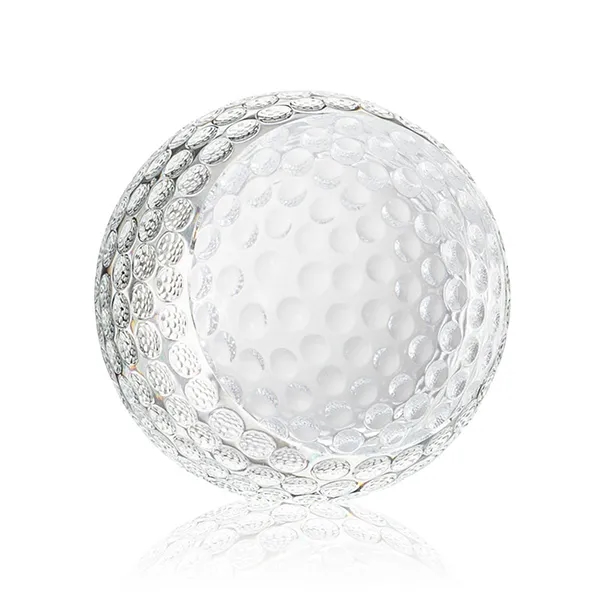 Crystal Golf Ball Paperweight 2