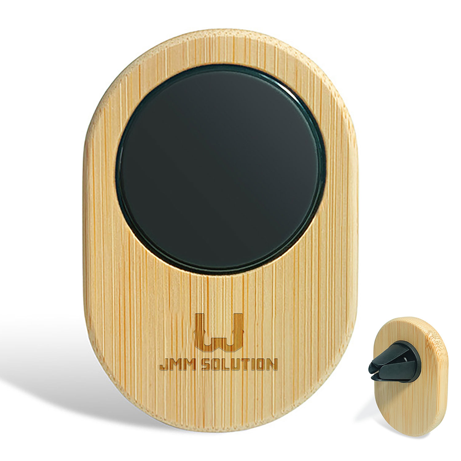 Bamboo Wood Magnetic Car Phone Holder 9