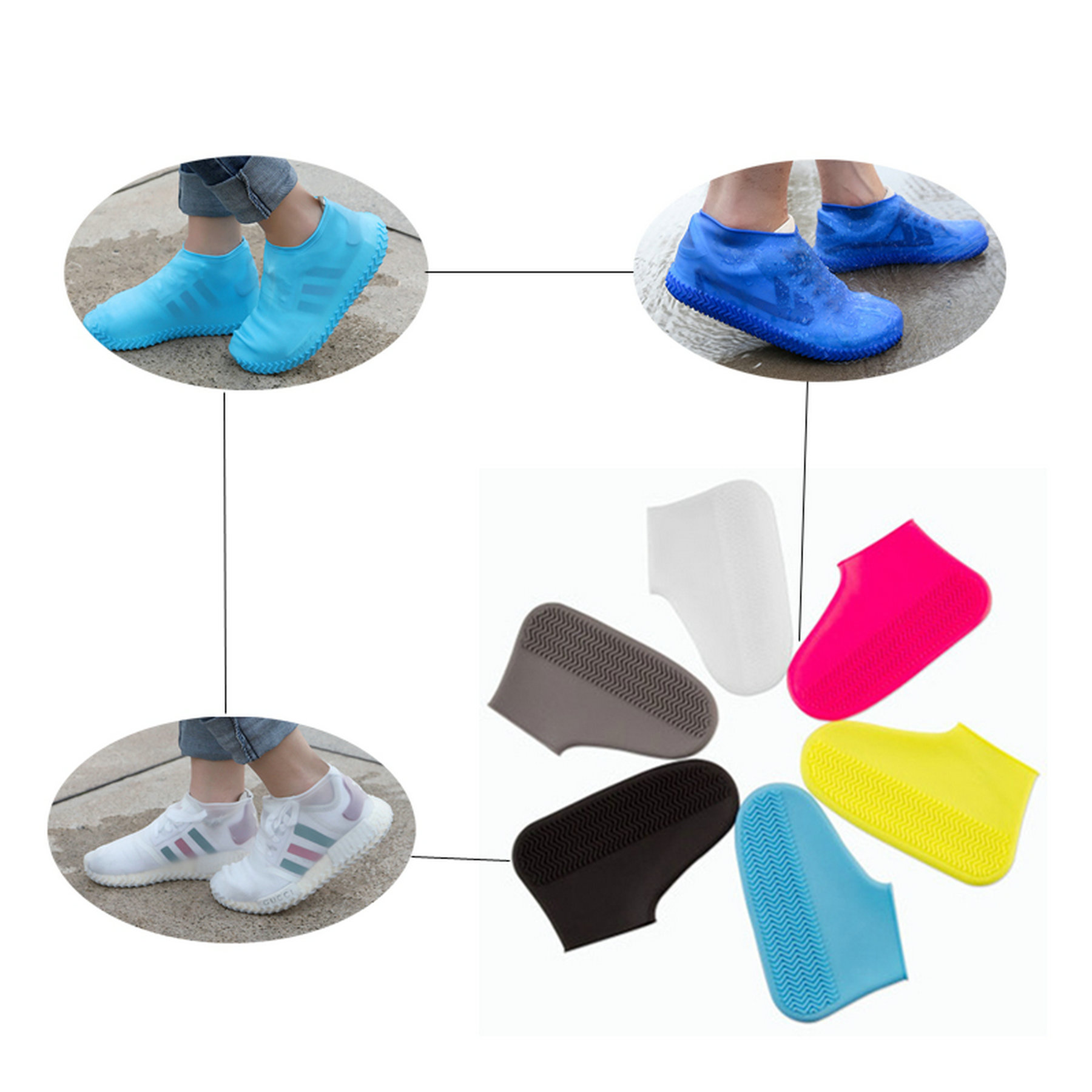 Non-Slip Silicone Waterproof Shoe Cover 1