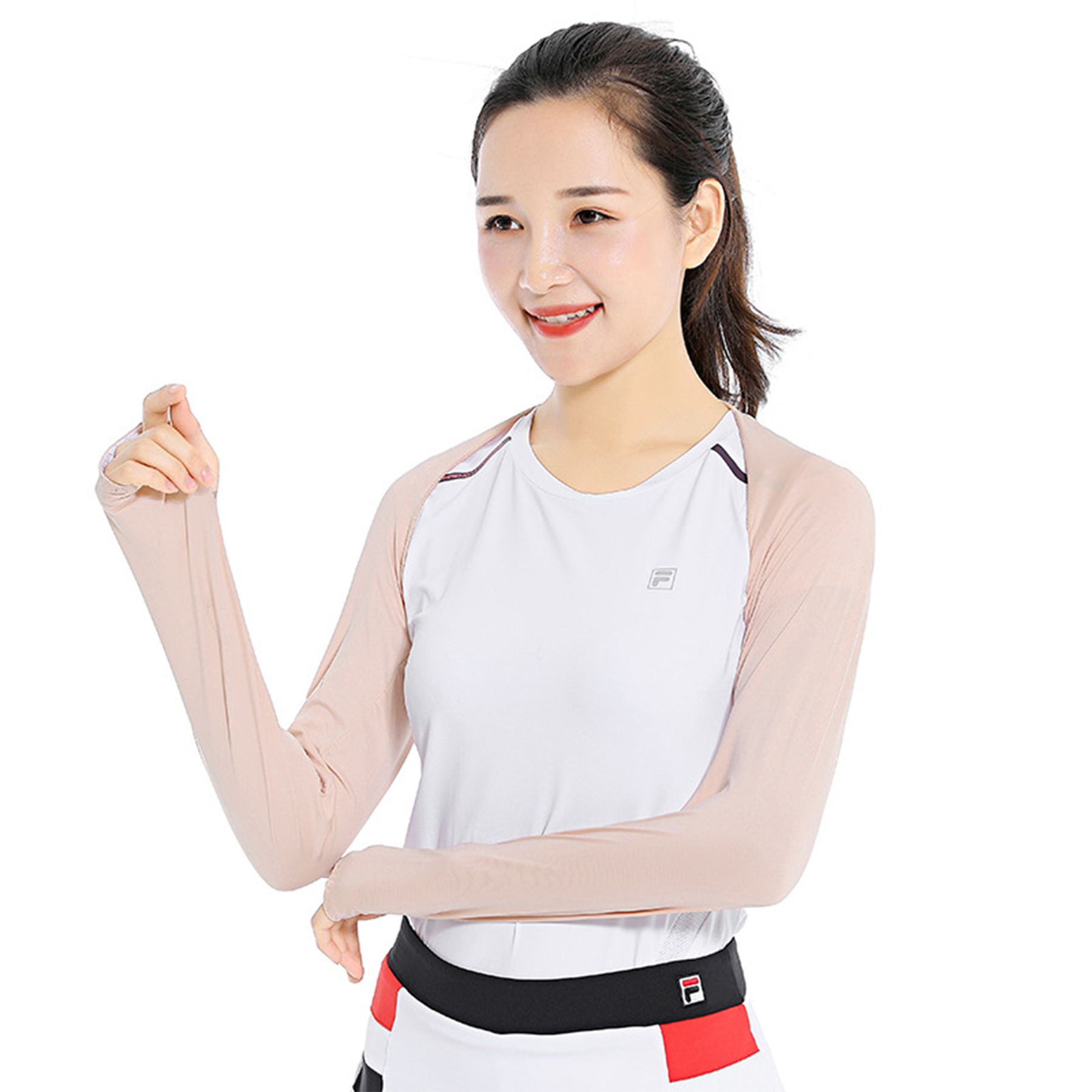 Shawl Arm Sleeves for Men Women with Finger Hole 3