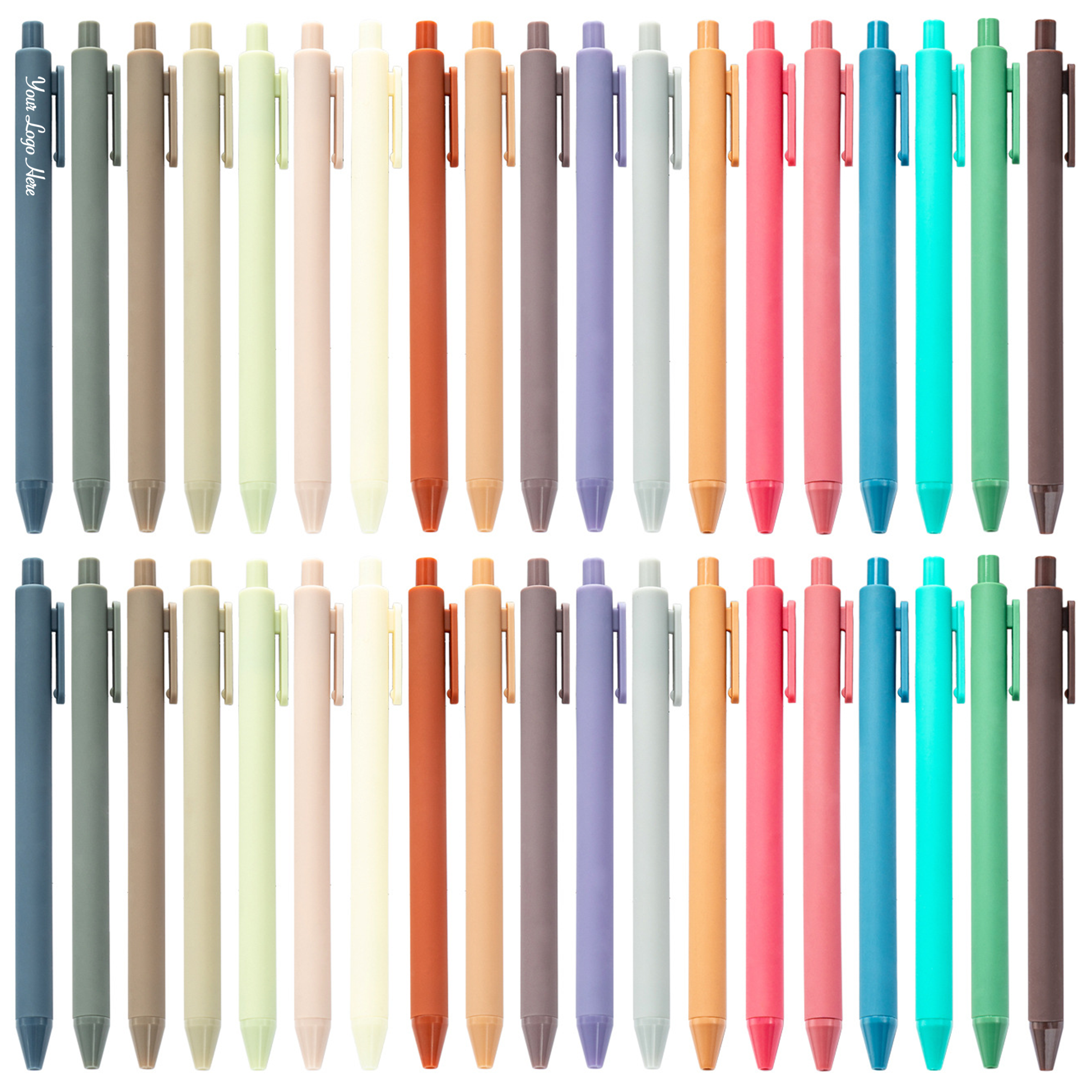 Retractable Multi Colored Ballpoint Pens 2