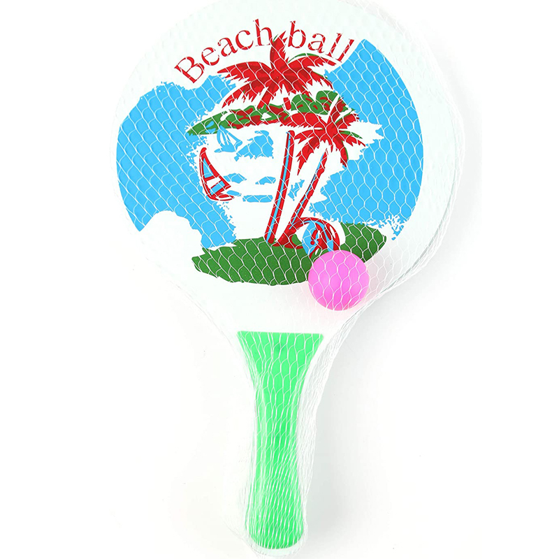 Fun Beach Paddle Ball Toys Set 8