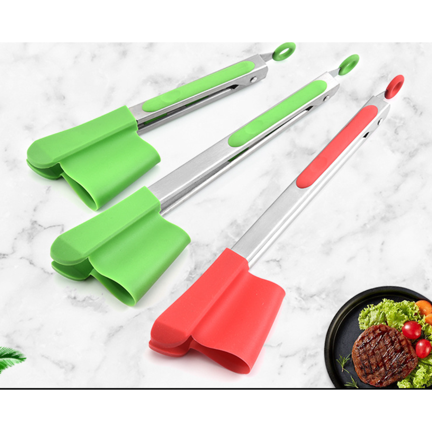 Retractable Fan-Shaped One-Piece Food Clip 3