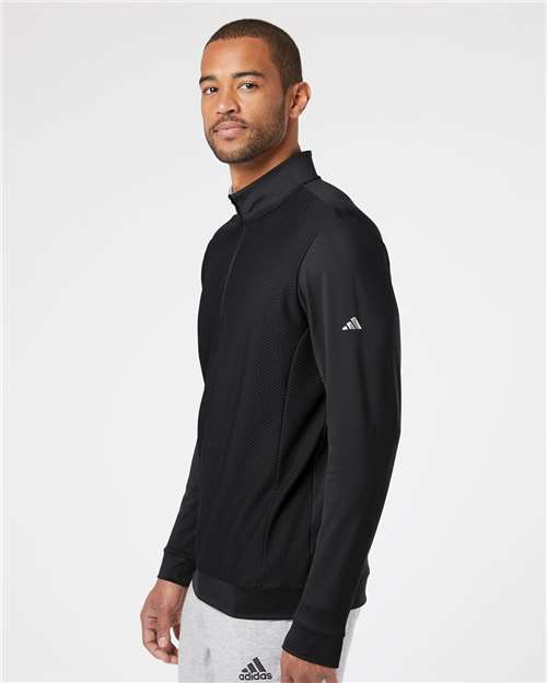 Men's Textured Quarter-Zip Pullover - A295 26