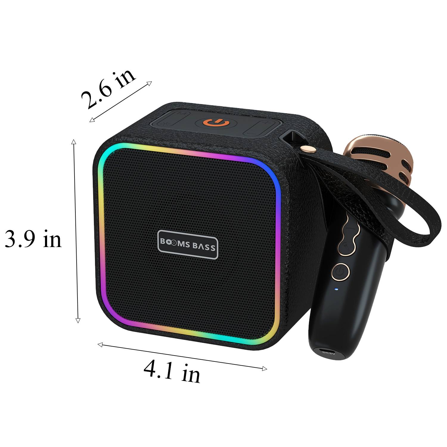 Mini Wireless Karaoke Speaker w/ Microphones 4