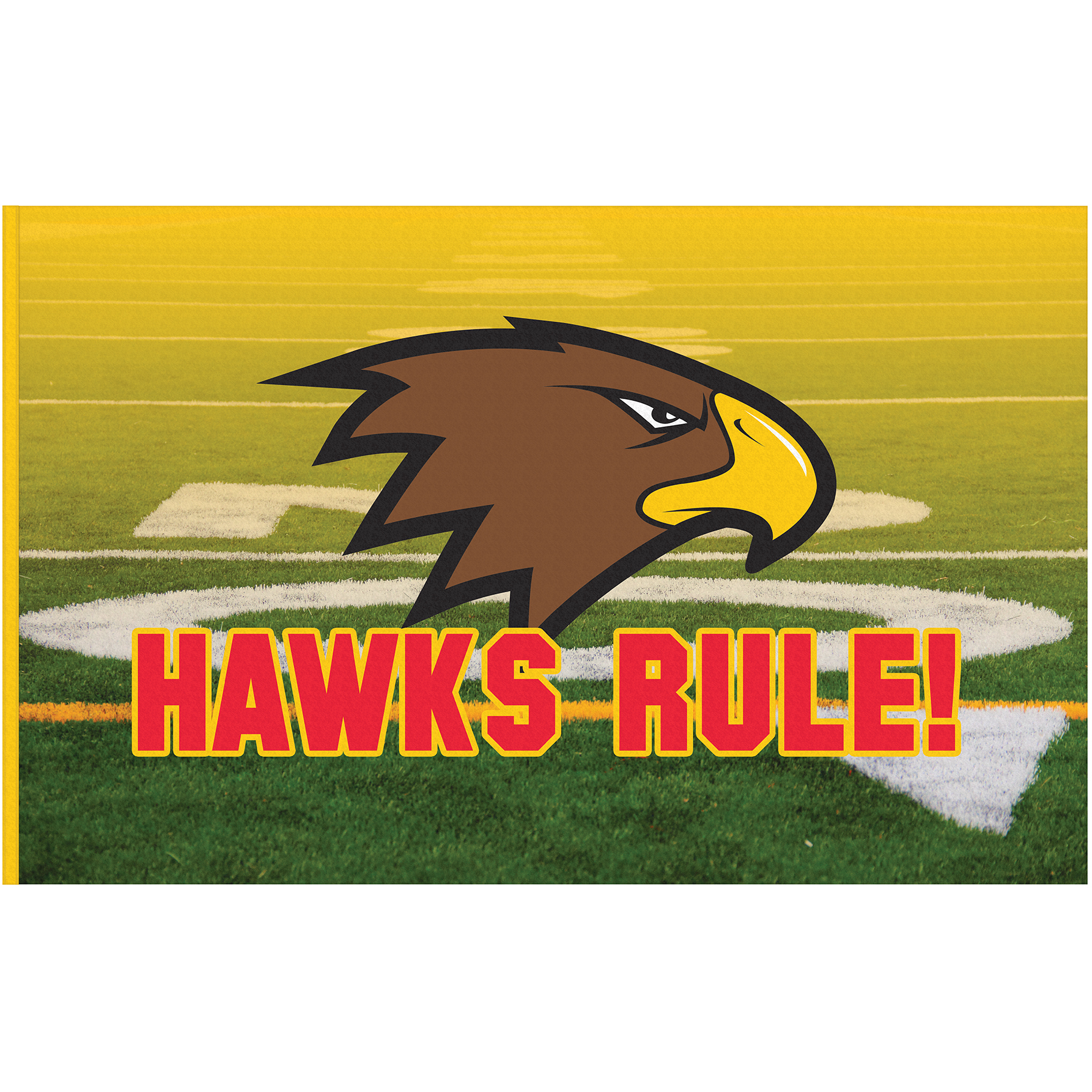 30" x 48" Rectangle Shaped Felt Banner 7
