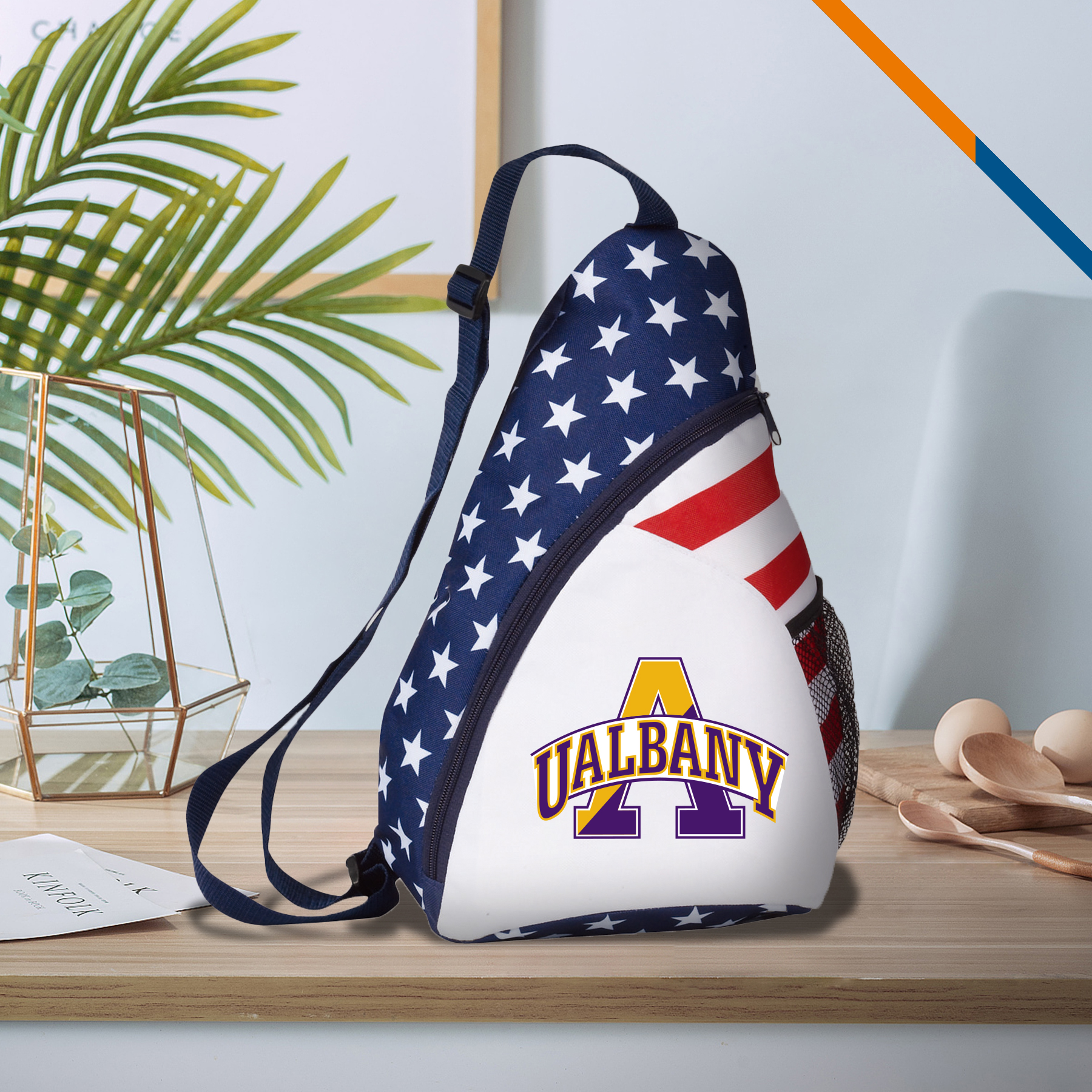 Lepid Patriotic Sling Backpack 4