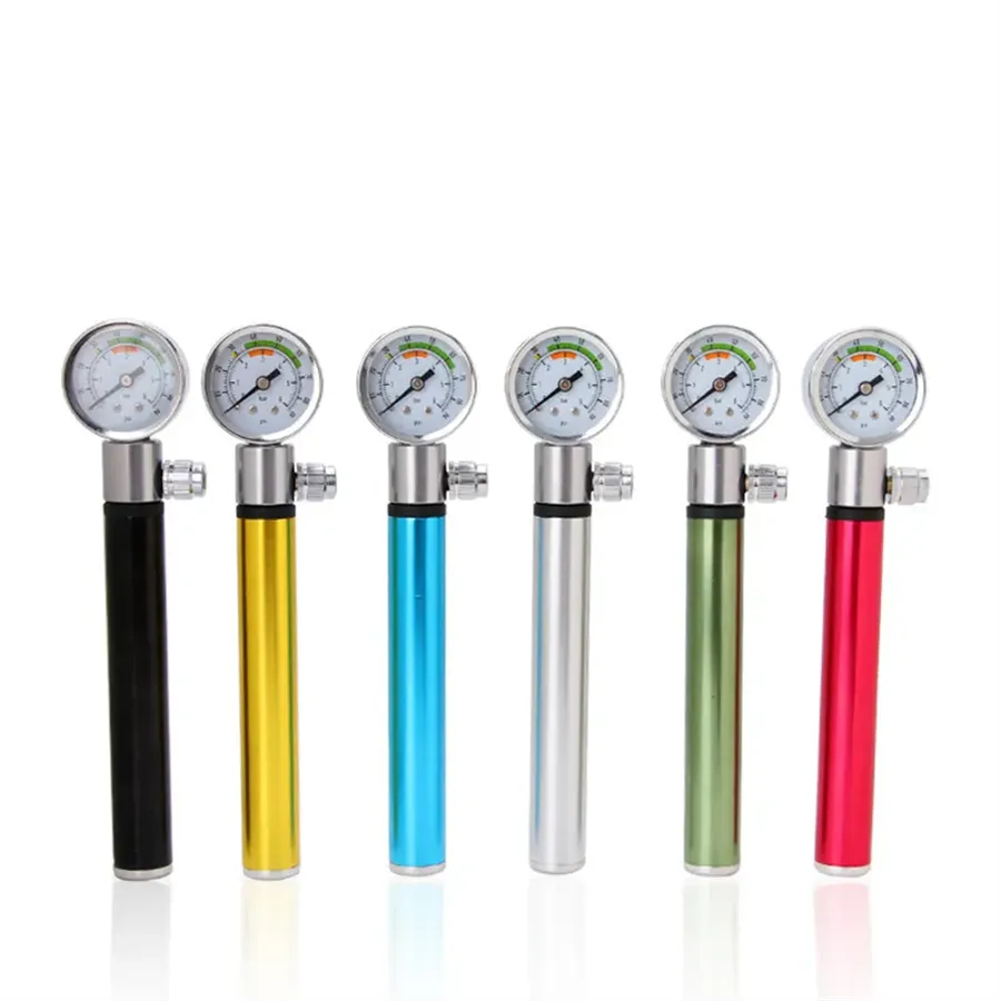 Bike Pump Portable With Pressure Gauge 1