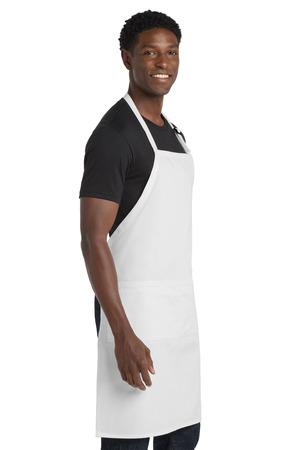 Easy Care Extra Long Bib Apron with Stain Release