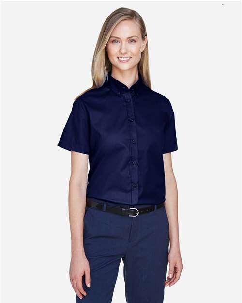 Women's Optimum Short Sleeve Twill Shirt - 78194 25