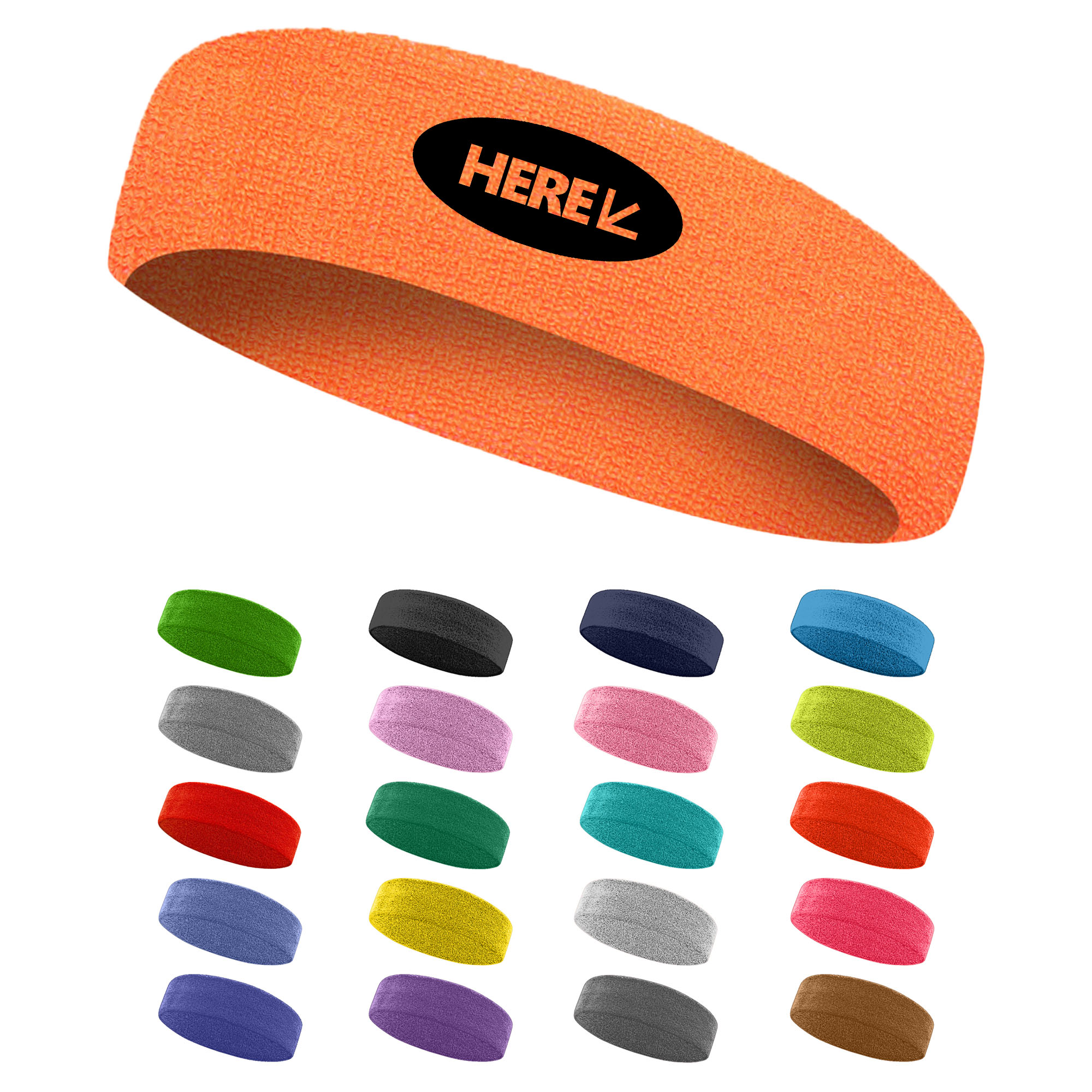 Absorbent Towel Headbands-MOQ50 2
