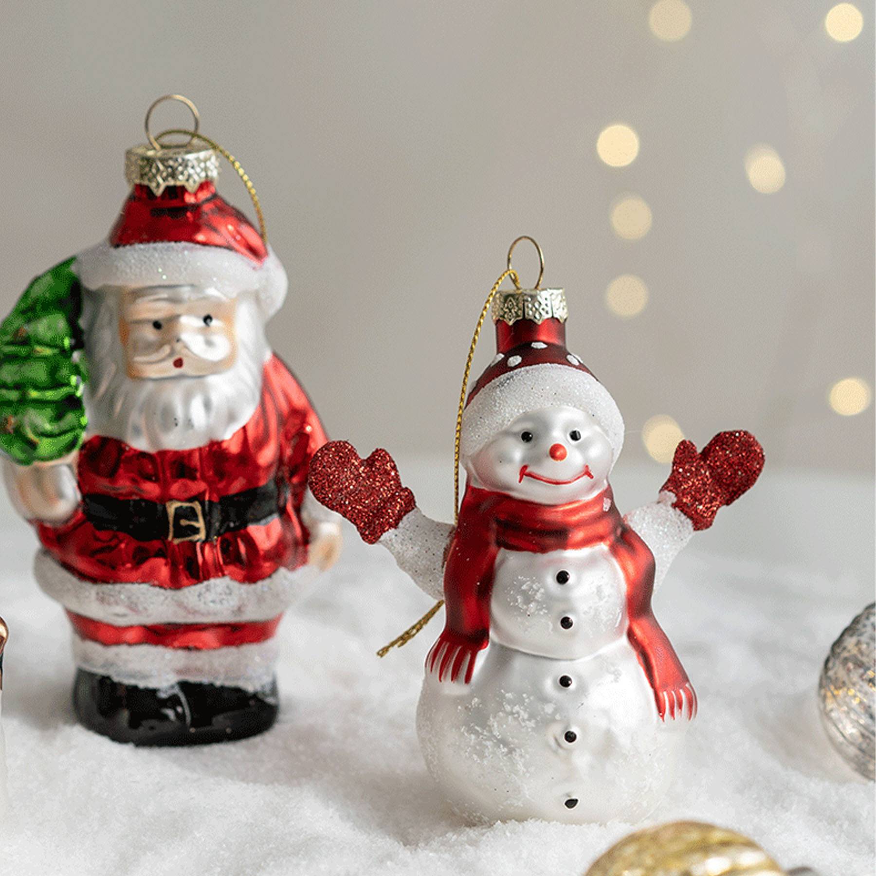 Glass Christmas Tree Decoration Ornaments 8