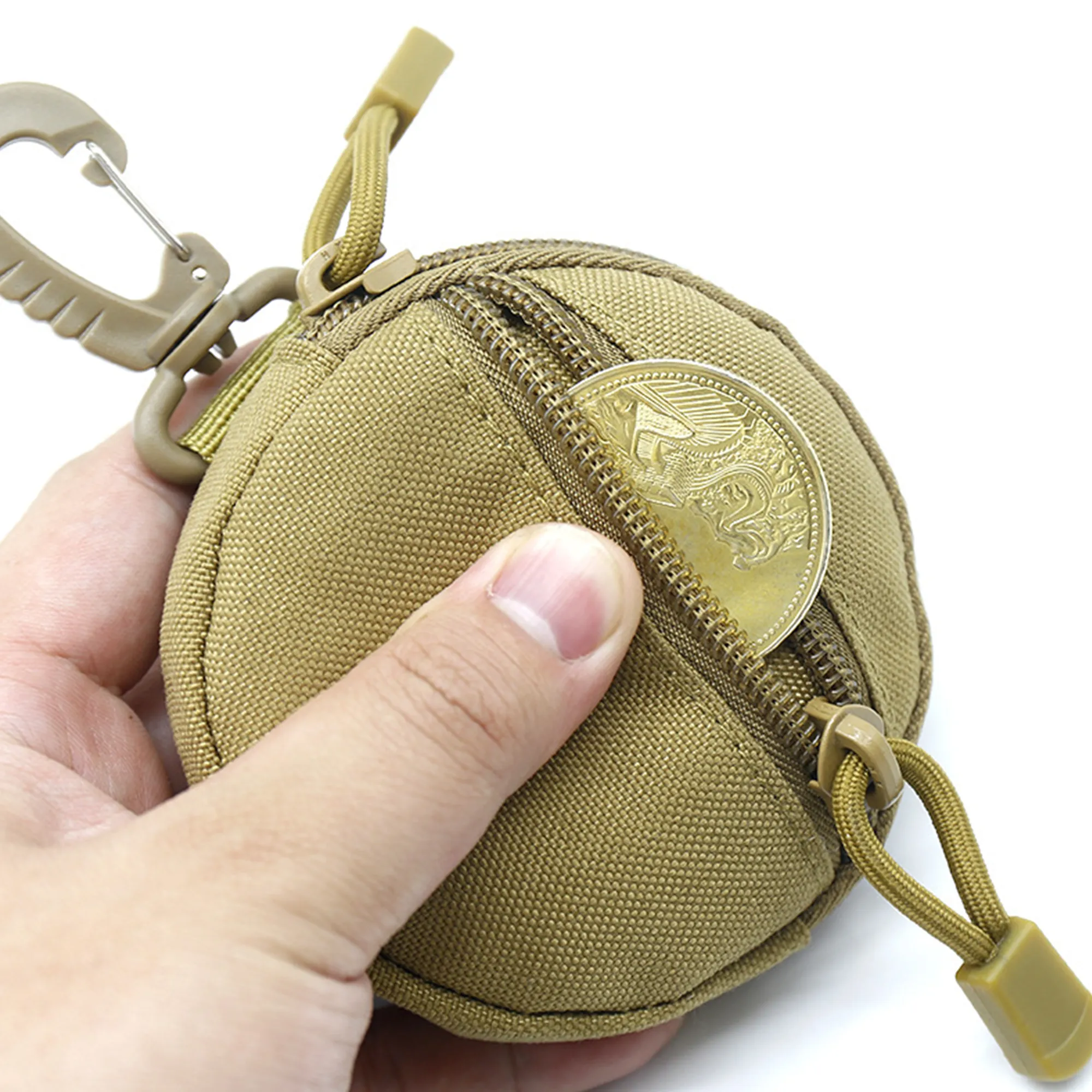 Tactical Bag Key Chain, Wallet Case Wireless Headset 4