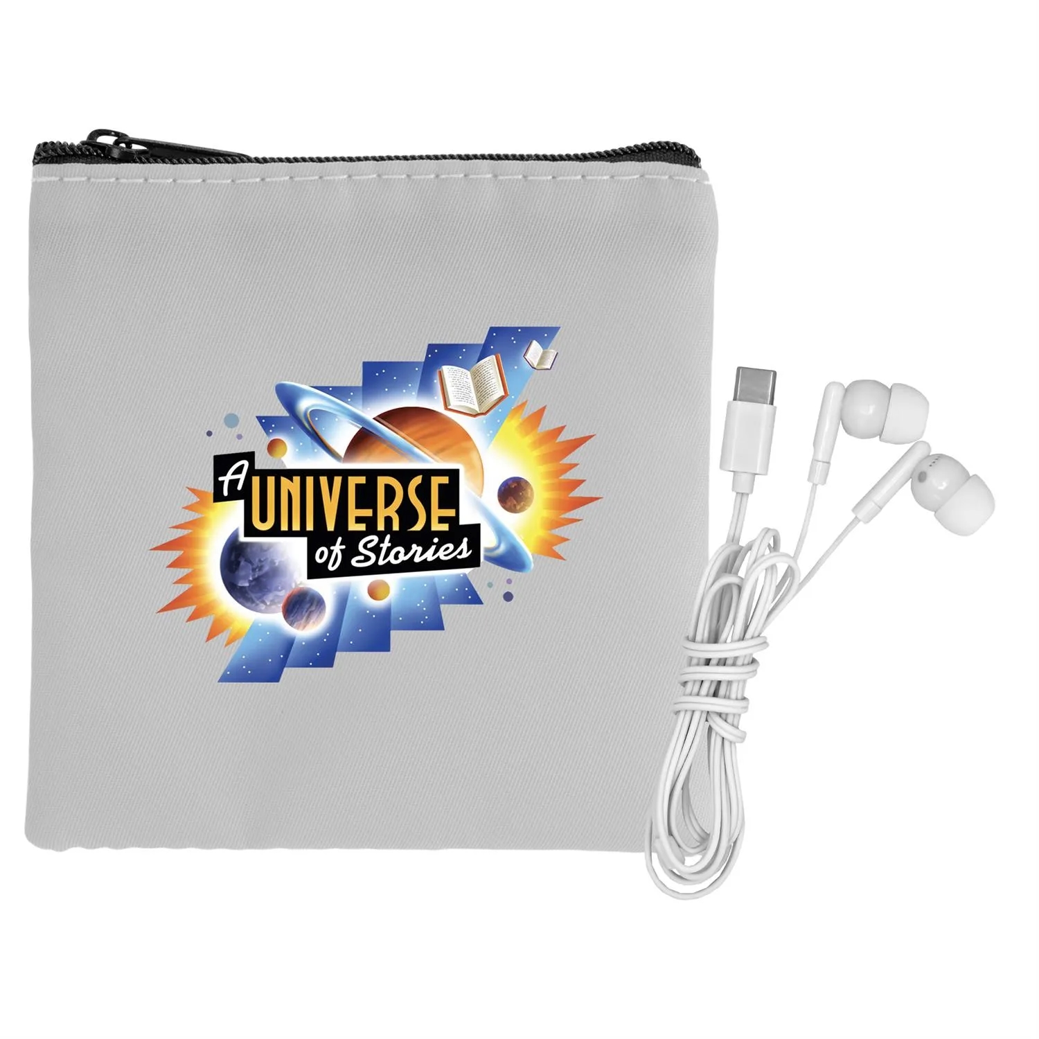 Colorful RPET Ear Bud Pouch 14