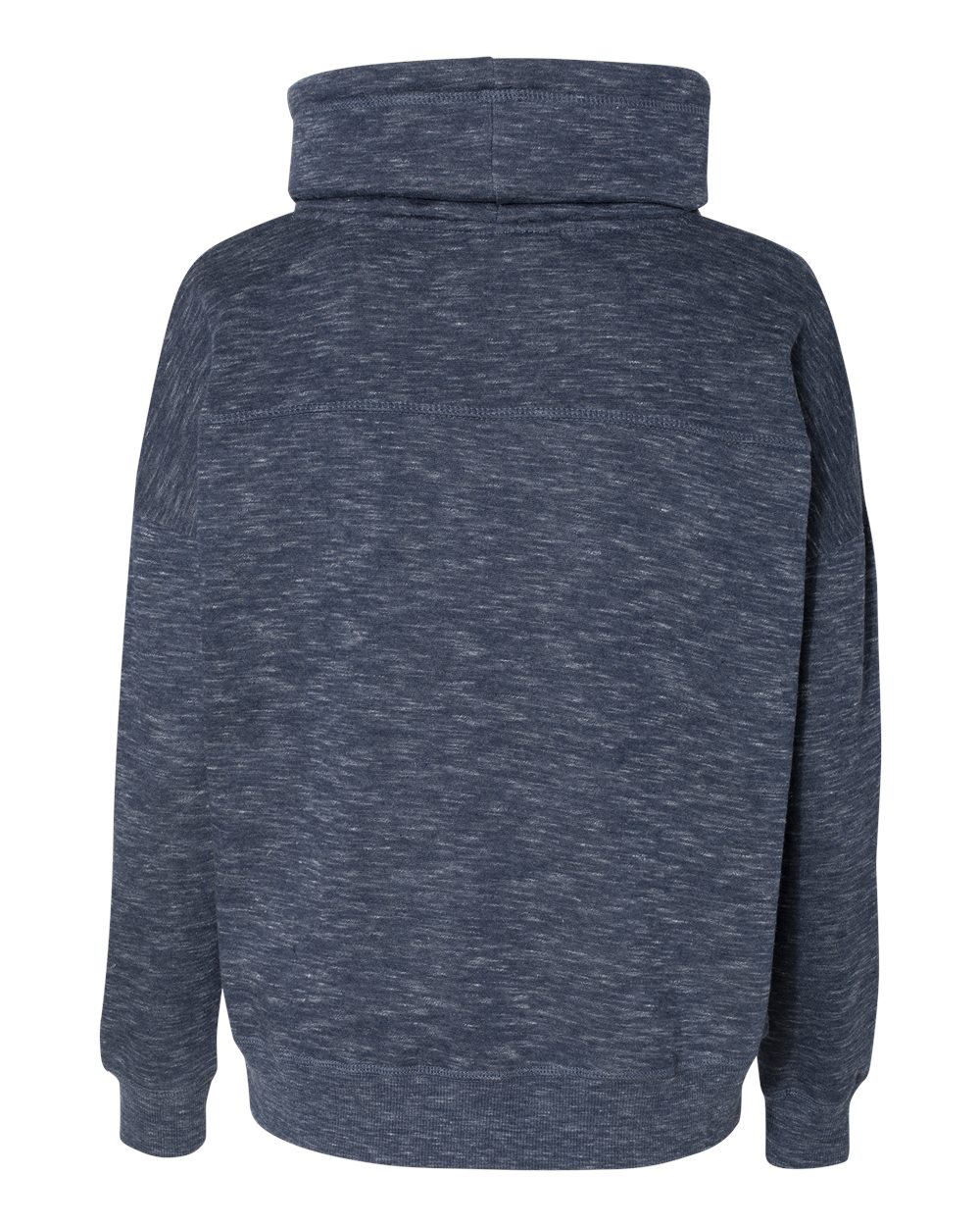 Women's Mélange Fleece Cowl Neck Sweatshirt - 8673 14