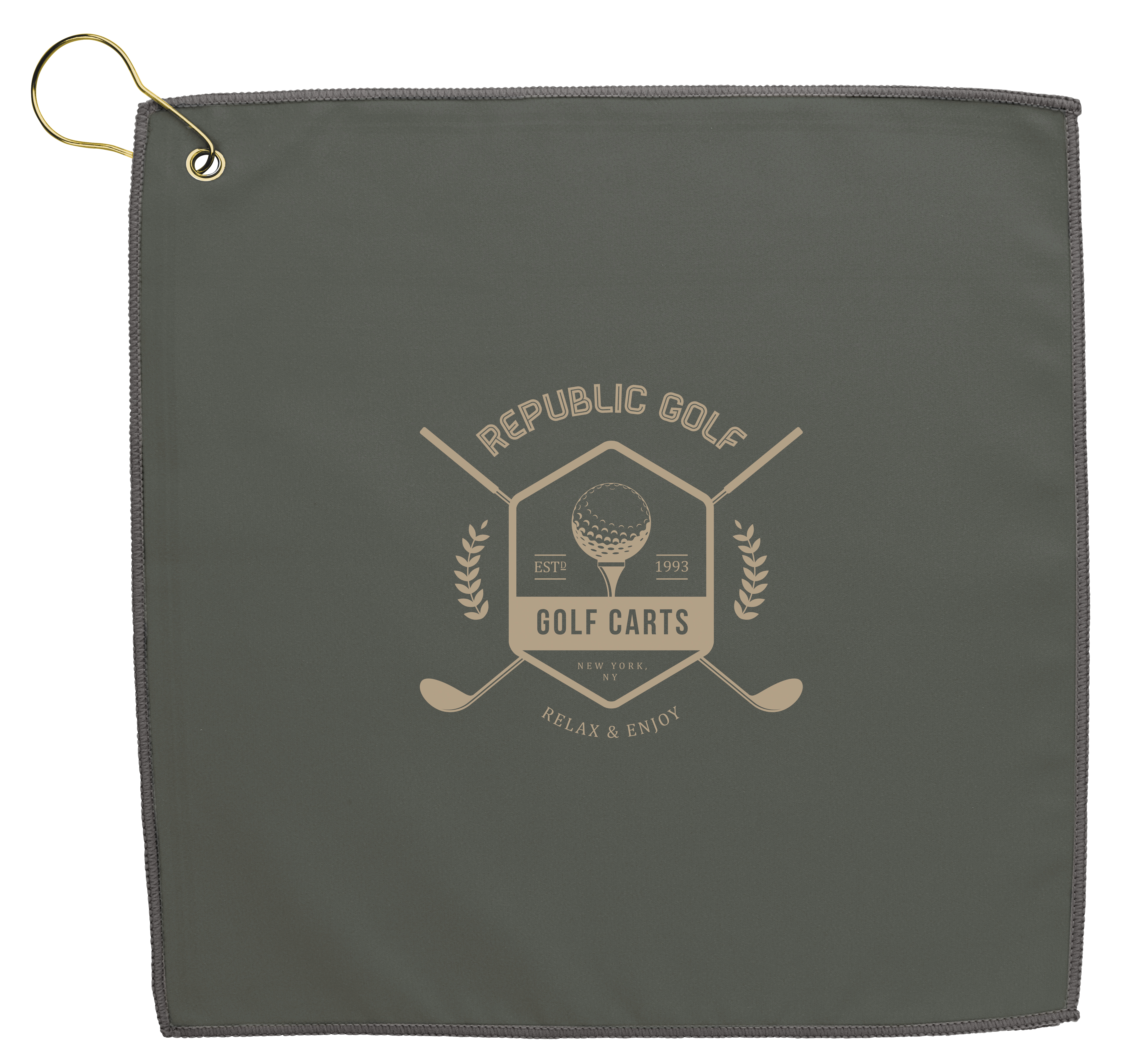 Good Value™ RPET Double Layer Golf Towel 9