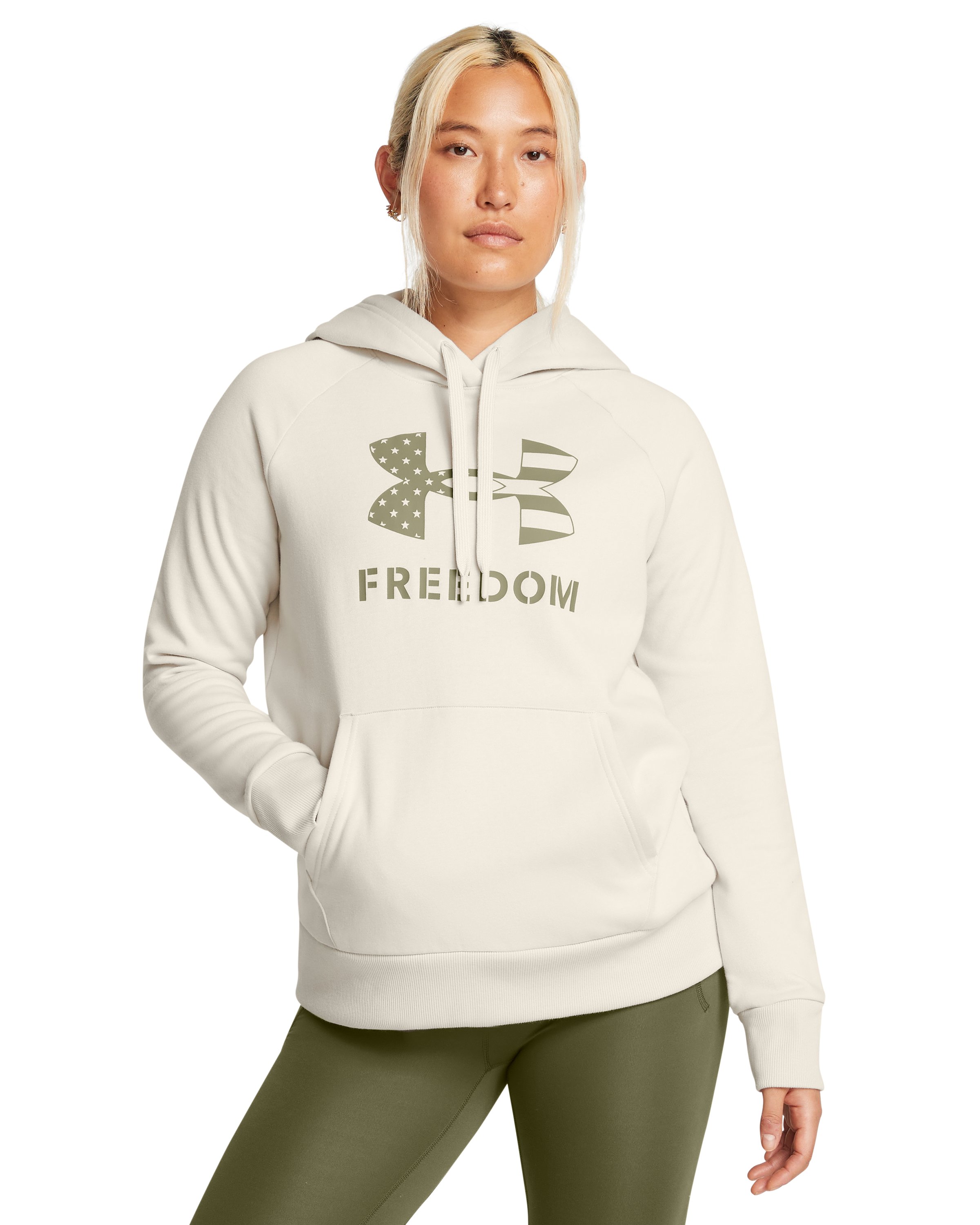 UA Rival Freedom Logo Women's Hoodie 4