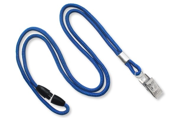 1/8" Round Braid Lanyard with Breakaway (J-Hook) 1
