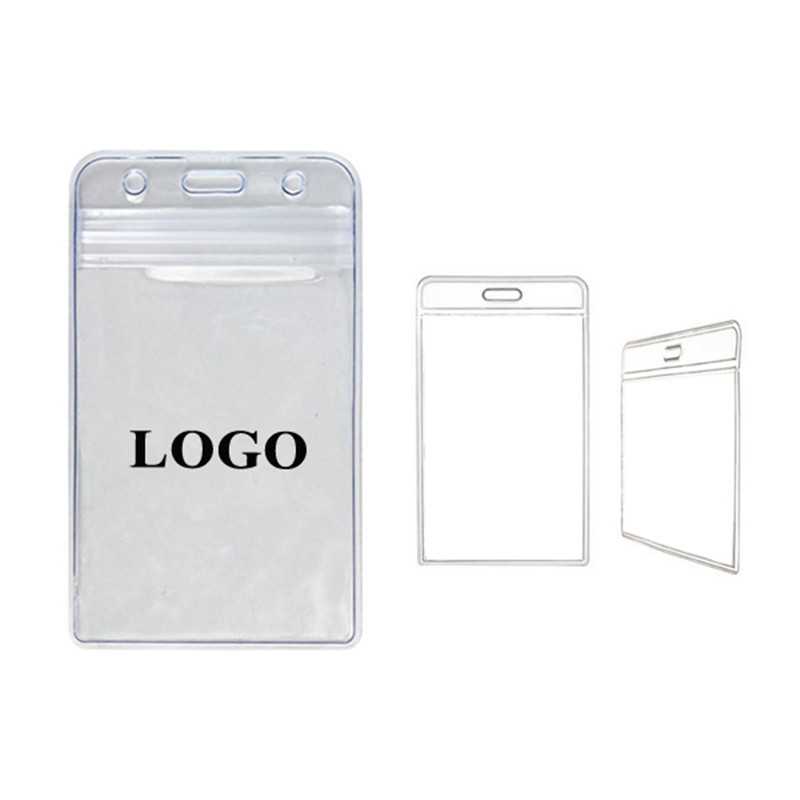 Vertical Clear ID Badge Card Holders 2