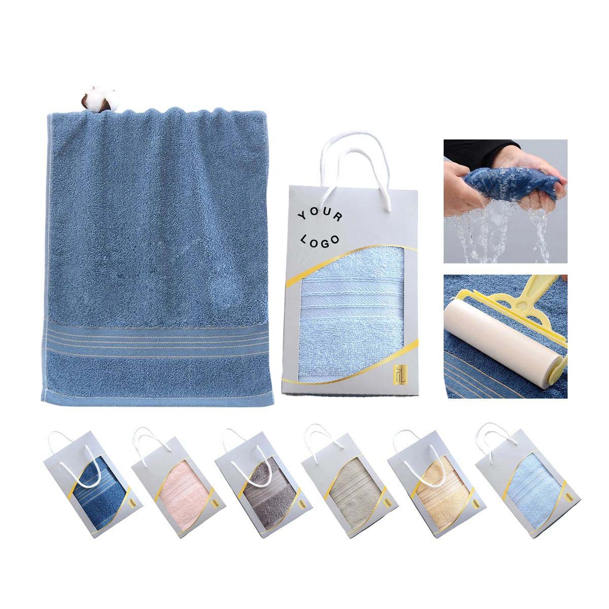 Premium Cotton Towel Box Set for Events 2