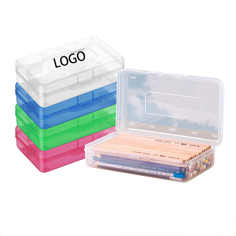 Transparent Multifunctional Stationery Box 6