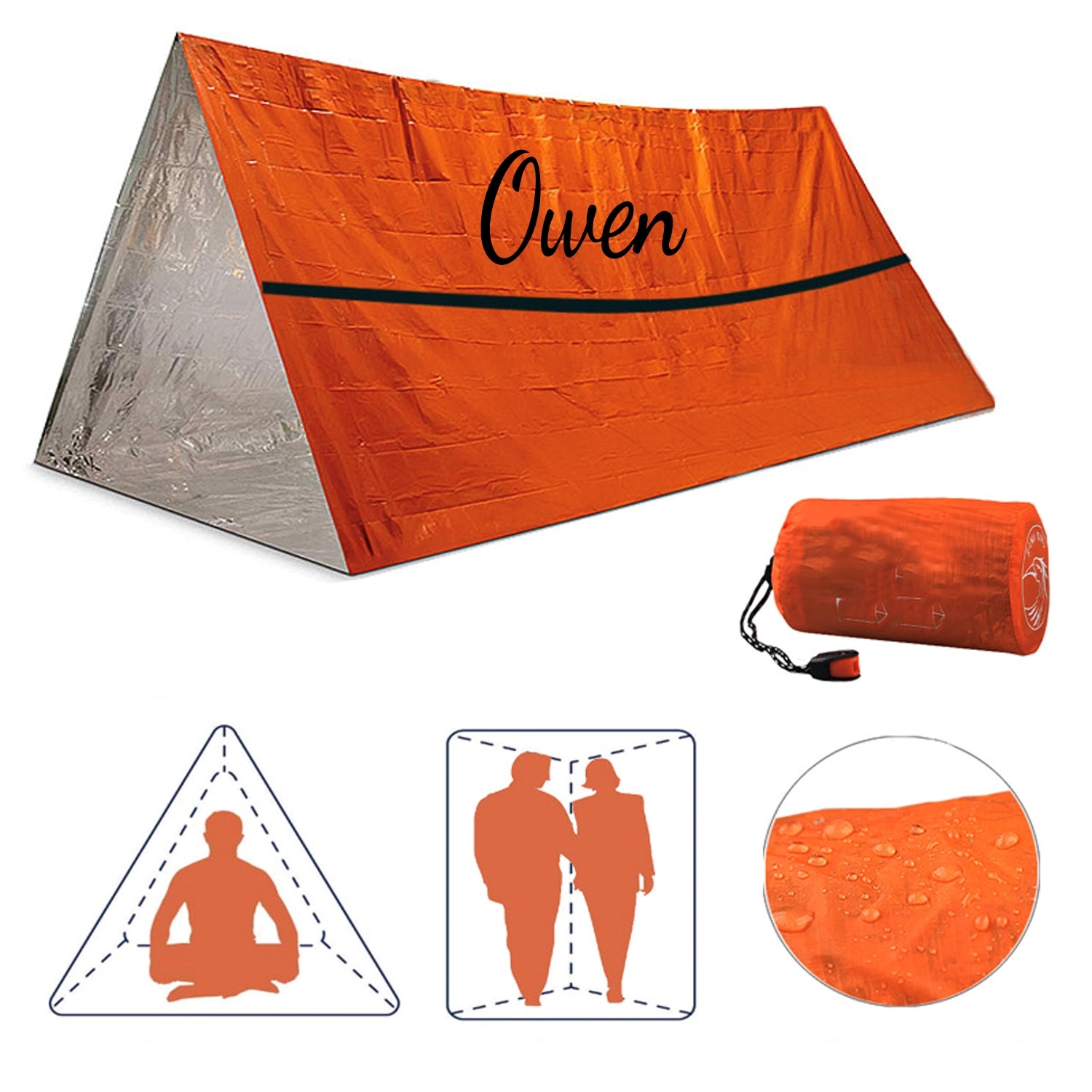 2 Person Emergency Shelter Tube Tent 2