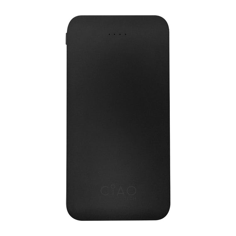 Super Slim High-Performance Power Bank - Dual USB Solid Black 2