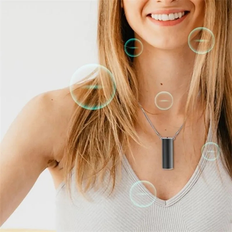 Mini Portable Wearable Necklace Air Purifier 6