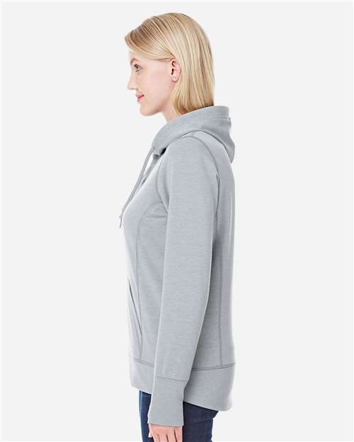 Women's Omega Stretch Snap-Placket Hooded Sweatshirt - 8431 7