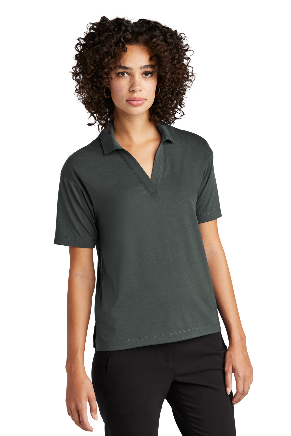 Mercer+Mettle Women's Stretch Jersey Polo MM1015 37