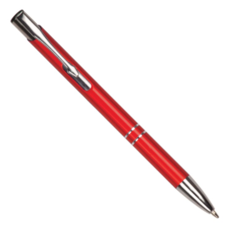 Laser Engraved Red Ball Point Pen 1