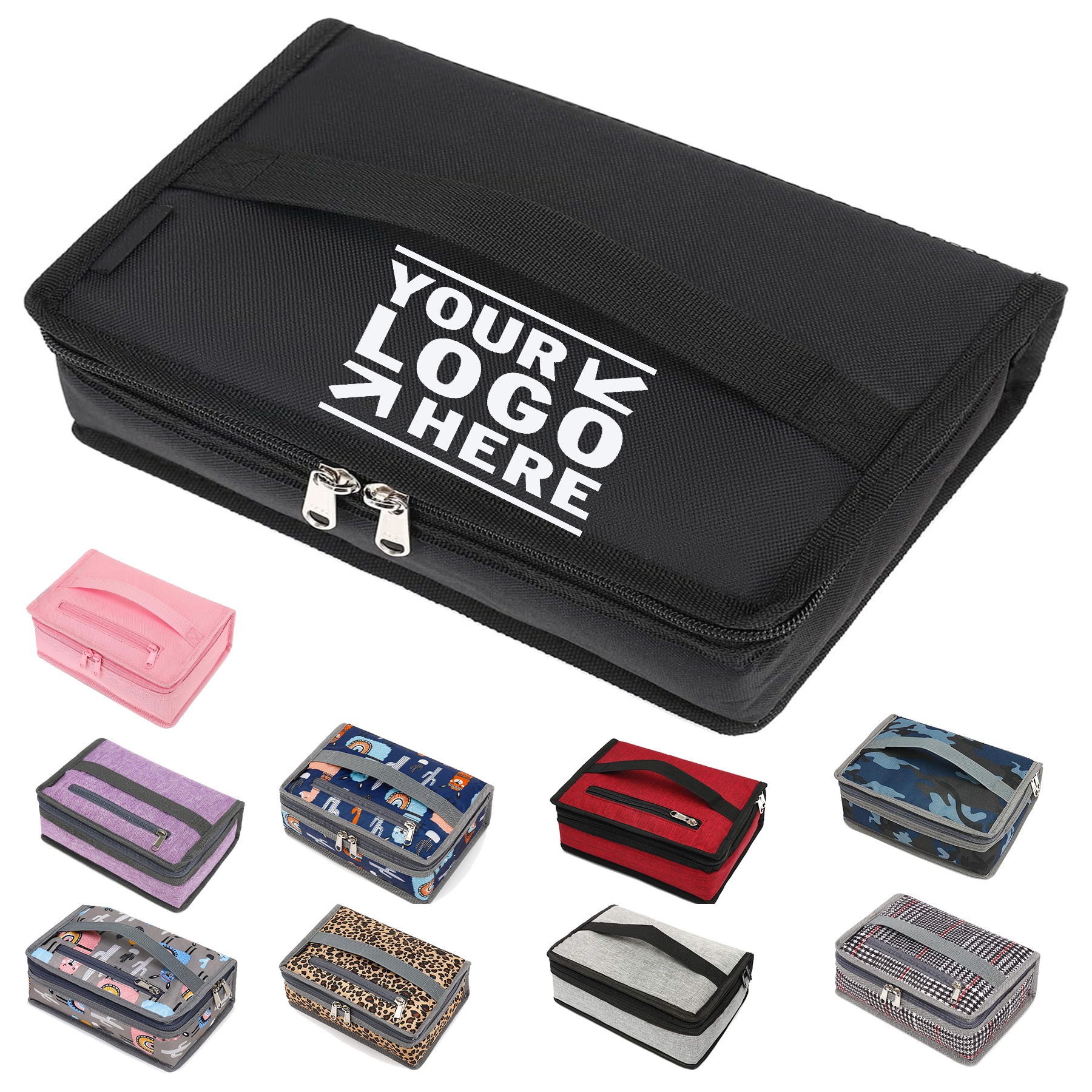 Mini Cooler Thermal Meal Tote Kit Small Insulated Lunch Box Portable Soft Bag 2